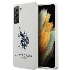 Чехол US Polo для Samsung S21 G991, белый цена и информация | Чехлы для телефонов | kaup24.ee