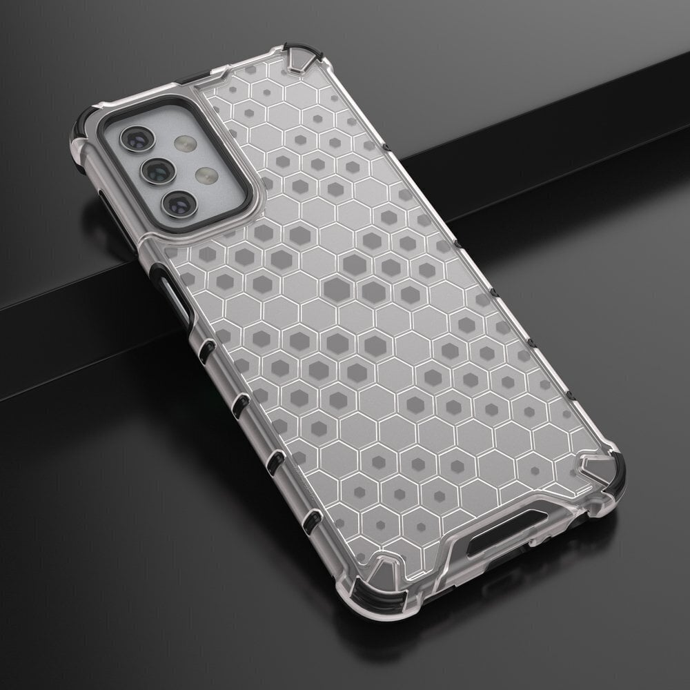 Honeycomb Case armor cover with TPU Bumper for Samsung Galaxy A32 5G transparent (Transparent) цена и информация | Telefoni kaaned, ümbrised | kaup24.ee