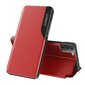 Eco Leather View Case elegant bookcase type case with kickstand for Samsung Galaxy S21+ 5G (S21 Plus 5G) red (Red) цена и информация | Telefoni kaaned, ümbrised | kaup24.ee