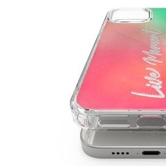 Ringke Fusion Design PC Case with TPU Bumper for iPhone 12 mini pink-green (GNAP0020) (Pink || Green) цена и информация | Чехлы для телефонов | kaup24.ee