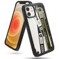 Ringke Fusion X Design durable PC Case with TPU Bumper for iPhone 12 mini black (Ticket band) (XDAP0018) (Black) цена и информация | Telefoni kaaned, ümbrised | kaup24.ee