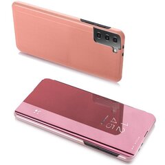 Clear View Case cover for Samsung Galaxy S21 Ultra 5G pink (Pink) hind ja info | Telefoni kaaned, ümbrised | kaup24.ee