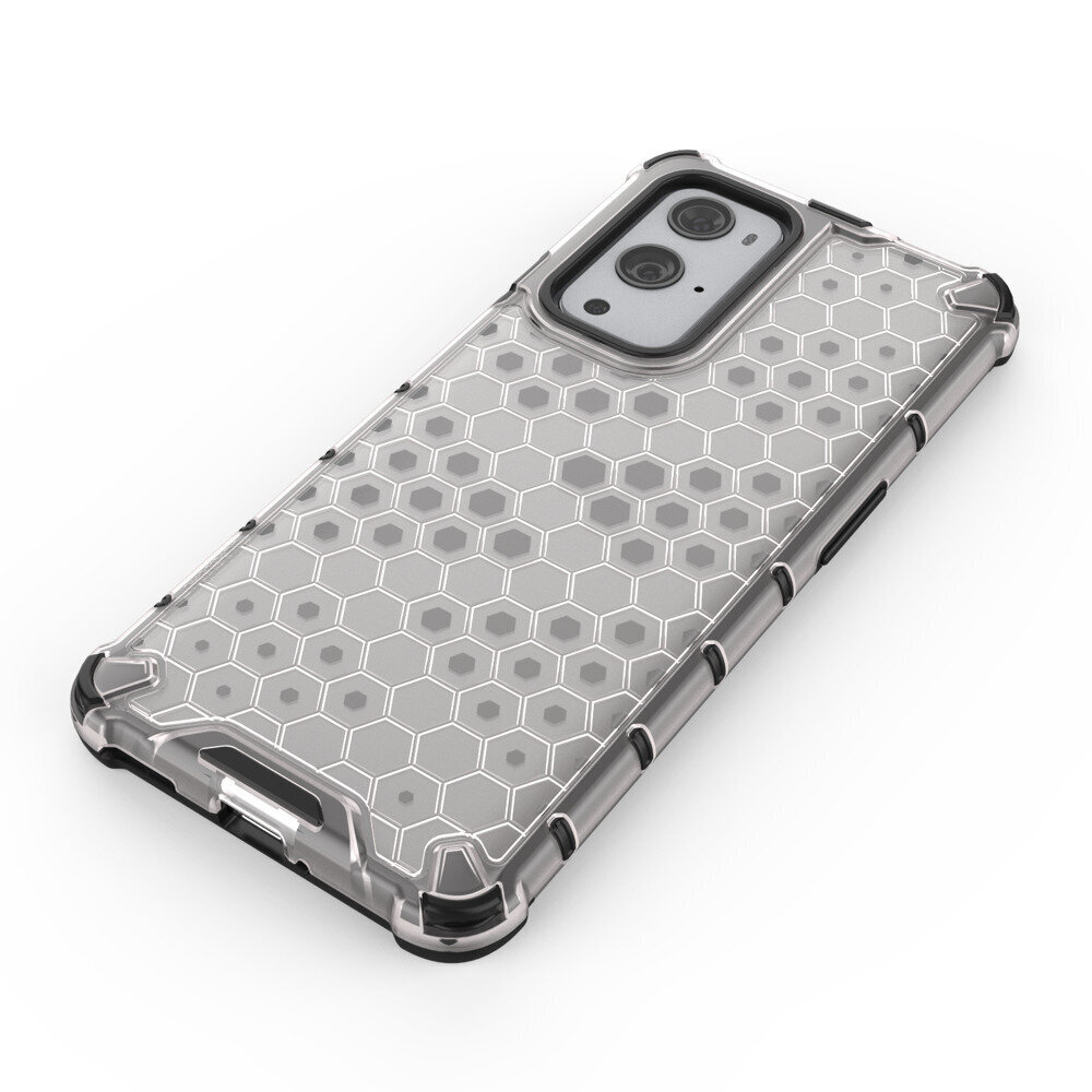 Honeycomb Case armor cover with TPU Bumper for OnePlus 9 Pro black цена и информация | Telefoni kaaned, ümbrised | kaup24.ee