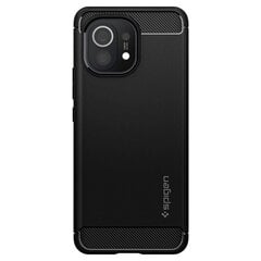 SPIGEN RUGGED ARMOR XIAOMI MI 11 MATTE BLACK hind ja info | Telefoni kaaned, ümbrised | kaup24.ee