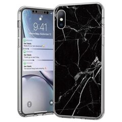 Samsung Galaxy S21+ 5G (S21 Plus 5G) must marmormotiiviga ümbris Wozinsky Marble TPU case cover цена и информация | Чехлы для телефонов | kaup24.ee