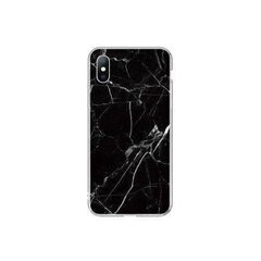 Чехол Wozinsky Marble TPU для Samsung Galaxy S21+ 5G (S21 Plus 5G), чёрный цена и информация | Чехлы для телефонов | kaup24.ee