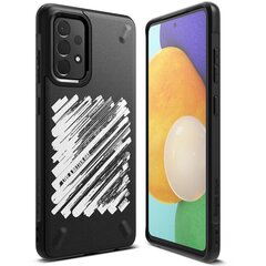 Ringke Onyx Design Durable TPU Case Cover for Samsung Galaxy A72 4G black (Paint) (OXSG0047) (Black) цена и информация | Чехлы для телефонов | kaup24.ee