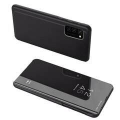 Clear View Case cover for Oppo Reno 4 black (Black) hind ja info | Telefoni kaaned, ümbrised | kaup24.ee