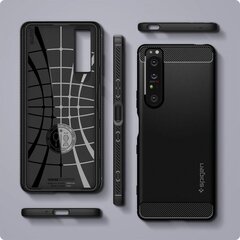 SPIGEN RUGGED ARMOR SONY XPERIA 1 III MATTE BLACK цена и информация | Чехлы для телефонов | kaup24.ee