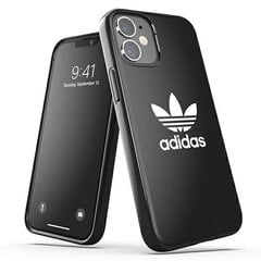 Adidas OR SnapCase Trefoil iPhone 12 mini black / black 42283 hind ja info | Adidas Mobiiltelefonid, foto-, videokaamerad | kaup24.ee