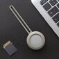 Silicone flexible cover keychain loop case for Apple AirTag gray (Grey) цена и информация | Mobiiltelefonide lisatarvikud | kaup24.ee