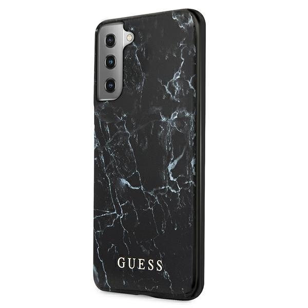 Guess GUHCS21MPCUMABK S21 + G996 black / black hardcase Marble цена и информация | Telefoni kaaned, ümbrised | kaup24.ee