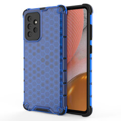 Honeycomb Case armor cover with TPU Bumper for Samsung Galaxy A72 4G blue (Light blue || Niebieski) hind ja info | Etui Arvutid ja IT- tehnika | kaup24.ee