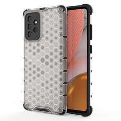 Honeycomb Case armor cover with TPU Bumper for Samsung Galaxy A72 4G transparent (Transparent) цена и информация | Чехлы для телефонов | kaup24.ee
