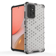 Honeycomb Case armor cover with TPU Bumper for Samsung Galaxy A72 4G transparent (Transparent) hind ja info | Telefoni kaaned, ümbrised | kaup24.ee