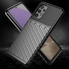 Thunder Case flexible armored cover for Samsung Galaxy A32 5G black (Black) цена и информация | Чехлы для телефонов | kaup24.ee