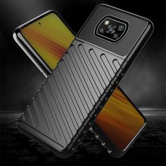 Чехол Thunder Case flexible armored cover для Xiaomi Poco X3 NFC / Poco X3 Pro, синий цена и информация | Чехлы для телефонов | kaup24.ee