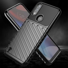 Чехол Thunder Case flexible armored cover для Motorola Moto E7 Power, чёрный цена и информация | Чехлы для телефонов | kaup24.ee