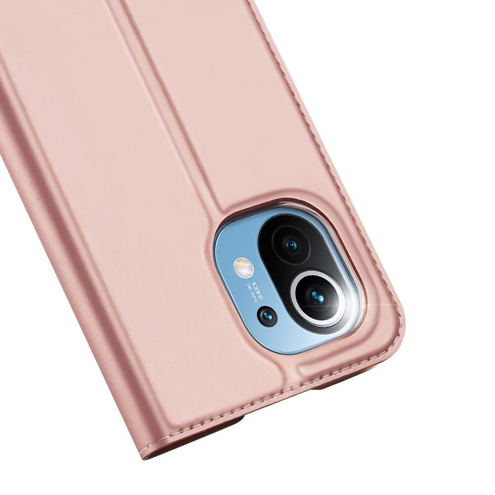 DUX DUCIS Skin Pro Bookcase type case for Xiaomi Mi 11 pink (Pink) hind ja info | Telefoni kaaned, ümbrised | kaup24.ee