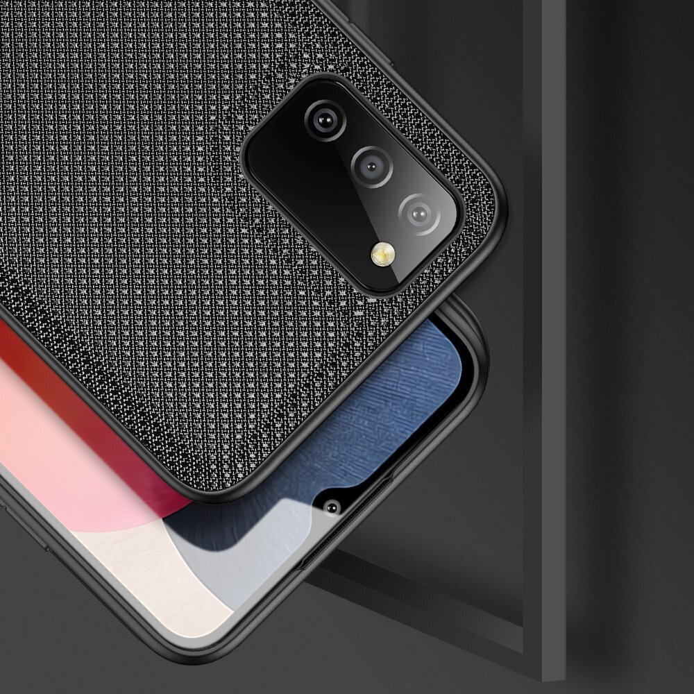 Dux Ducis Fino case covered with nylon material for Samsung Galaxy A02s EU black (Black) цена и информация | Telefoni kaaned, ümbrised | kaup24.ee