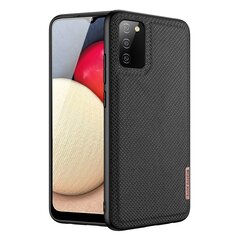 Dux Ducis Fino case covered with nylon material for Samsung Galaxy A02s EU black (Black) цена и информация | Чехлы для телефонов | kaup24.ee