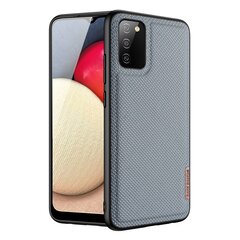 Dux Ducis Fino case covered with nylon material for Samsung Galaxy A02s EU gray (Grey) hind ja info | Telefoni kaaned, ümbrised | kaup24.ee