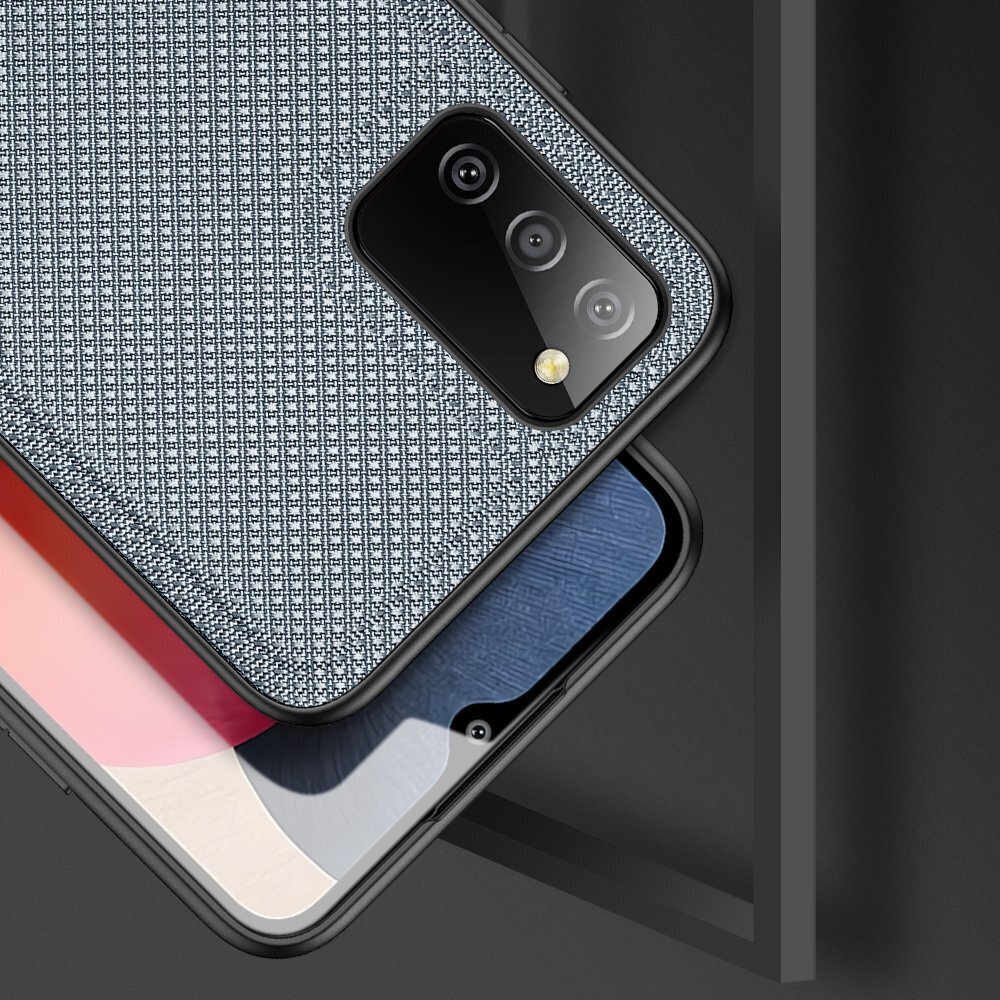 Dux Ducis Fino case covered with nylon material for Samsung Galaxy A02s EU gray (Grey) hind ja info | Telefoni kaaned, ümbrised | kaup24.ee