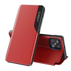 Eco Leather View Case elegant bookcase type case with kickstand for Xiaomi Mi 11 red (Red) hind ja info | Telefoni kaaned, ümbrised | kaup24.ee