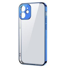 Joyroom New Beauty Series ultra thin case with electroplated frame for iPhone 12 mini dark-blue (JR-BP741) (Light blue || Niebieski \ iPhone 12 mini) цена и информация | Чехлы для телефонов | kaup24.ee