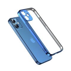 Joyroom New Beauty Series ultra thin case with electroplated frame for iPhone 12 mini dark-blue (JR-BP741) (Light blue || Niebieski \ iPhone 12 mini) цена и информация | Чехлы для телефонов | kaup24.ee