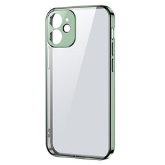 Joyroom New Beauty Series ultra thin case with electroplated frame for iPhone 12 mini lightgreen (JR-BP741) (Jasnozielony \ iPhone 12 mini) hind ja info | Telefoni kaaned, ümbrised | kaup24.ee