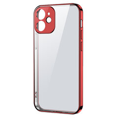 Joyroom New Beauty Series ultra thin case with electroplated frame for iPhone 12 mini red (JR-BP741) (Red \ iPhone 12 mini) hind ja info | Telefoni kaaned, ümbrised | kaup24.ee