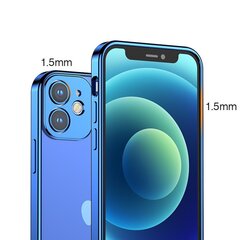 Joyroom New Beauty Series ultra thin case with electroplated frame for iPhone 12 Pro dark-blue (JR-BP743) (Light blue || Niebieski \ iPhone 12 Pro) hind ja info | Telefoni kaaned, ümbrised | kaup24.ee