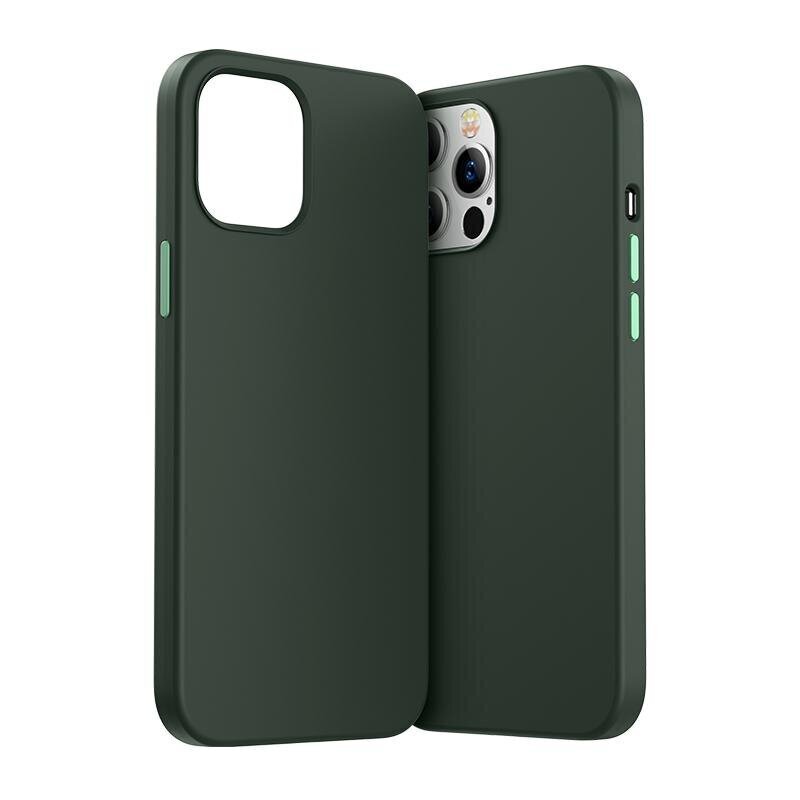 Joyroom Color Series case for iPhone 12 Pro Max green (JR-BP800) (Green \ iPhone 12 Pro Max) hind ja info | Telefoni kaaned, ümbrised | kaup24.ee