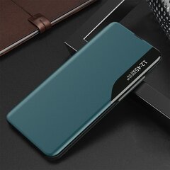 Eco Leather View Case elegant bookcase type case with kickstand for Samsung Galaxy A72 4G green (Green) hind ja info | Telefoni kaaned, ümbrised | kaup24.ee