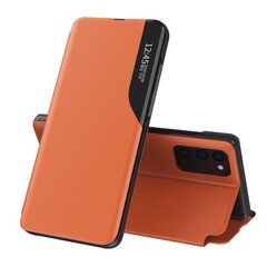 Eco Leather View Case elegant bookcase type case with kickstand for Samsung Galaxy A72 4G orange (Orange) цена и информация | Чехлы для телефонов | kaup24.ee