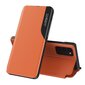 Eco Leather View Case elegant bookcase type case with kickstand for Samsung Galaxy A72 4G orange (Orange) hind ja info | Telefoni kaaned, ümbrised | kaup24.ee