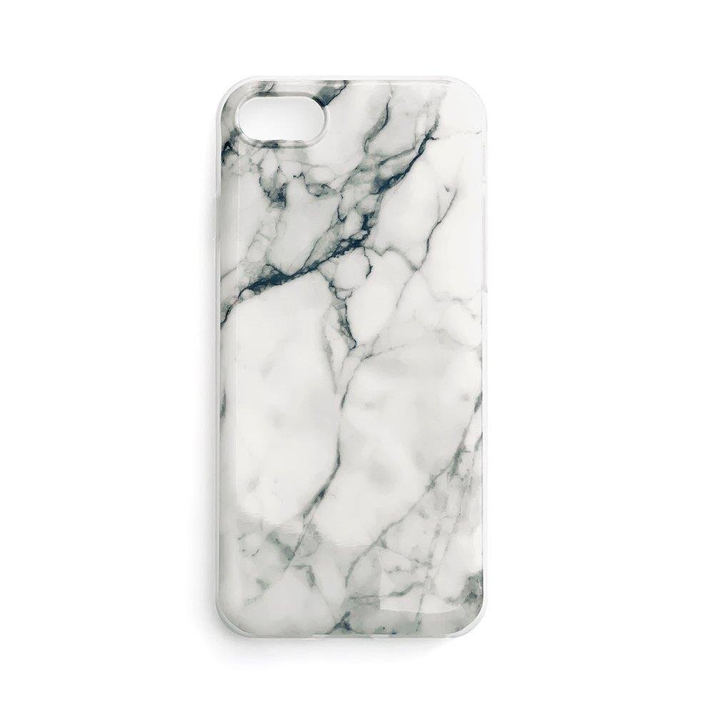 Wozinsky Marble TPU case cover for Samsung Galaxy A02s EU white (White) hind ja info | Telefoni kaaned, ümbrised | kaup24.ee