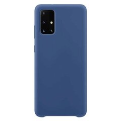 Silicone Case Soft Flexible Rubber Cover for Samsung Galaxy S21 Ultra 5G dark blue (Dark blue) цена и информация | Чехлы для телефонов | kaup24.ee