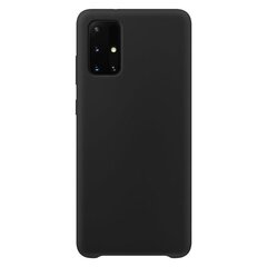 Silicone Case Soft Flexible Rubber Cover for Samsung Galaxy A72 4G black (Black) hind ja info | Telefoni kaaned, ümbrised | kaup24.ee