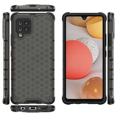 Honeycomb Case armor cover with TPU Bumper for Samsung Galaxy A42 5G black (Black) hind ja info | Telefoni kaaned, ümbrised | kaup24.ee