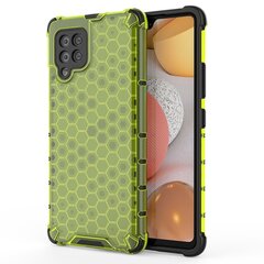 Honeycomb Case armor cover with TPU Bumper for Samsung Galaxy A42 5G green (Green) hind ja info | Telefoni kaaned, ümbrised | kaup24.ee