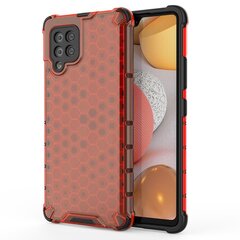 Honeycomb Case armor cover with TPU Bumper for Samsung Galaxy A42 5G red (Red) hind ja info | Telefoni kaaned, ümbrised | kaup24.ee