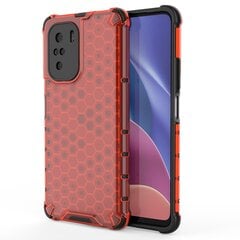 Honeycomb Case armor cover with TPU Bumper for Xiaomi Redmi K40 Pro+ / K40 Pro / K40 / Poco F3 red (Red) цена и информация | Чехлы для телефонов | kaup24.ee