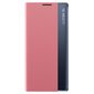 Sleep Case Bookcase Type Case with Smart Window for Xiaomi Redmi K40 Pro+ / K40 Pro / K40 / Poco F3 pink (Pink) hind ja info | Telefoni kaaned, ümbrised | kaup24.ee