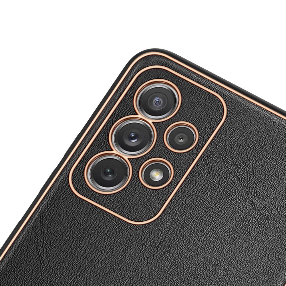 Dux Ducis Yolo elegant case made of soft TPU and PU leather for Samsung Galaxy A72 4G black (Black) цена и информация | Telefoni kaaned, ümbrised | kaup24.ee