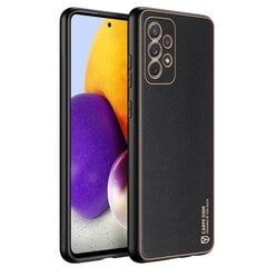 Dux Ducis Yolo elegant case made of soft TPU and PU leather for Samsung Galaxy A72 4G black (Black) цена и информация | Чехлы для телефонов | kaup24.ee