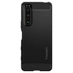 SPIGEN RUGGED ARMOR SONY XPERIA 5 III MATTE BLACK цена и информация | Чехлы для телефонов | kaup24.ee