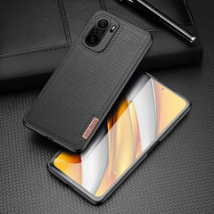 Dux Ducis Fino case covered with nylon material for Xiaomi Mi 11i / Poco F3 black (Black) hind ja info | Telefoni kaaned, ümbrised | kaup24.ee