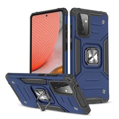 Wozinsky Ring Armor Case Kickstand Tough Rugged Cover for Samsung Galaxy A72 4G blue (Light blue || Niebieski) hind ja info | Telefoni kaaned, ümbrised | kaup24.ee